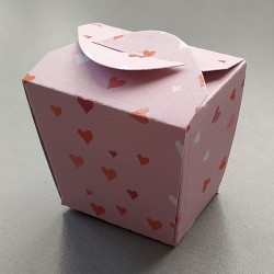 Boîte cadeau cœurs