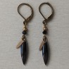 Boucles d'oreilles émaillées