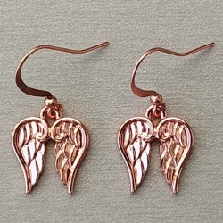 Boucles d'oreilles ailes d'ange