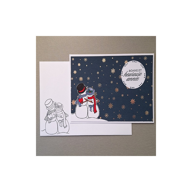 Carte Bonne et heureuse année