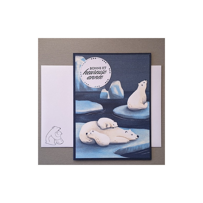 Carte Bonne et heureuse année