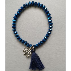 Bracelet avec perles en verre de Bohême